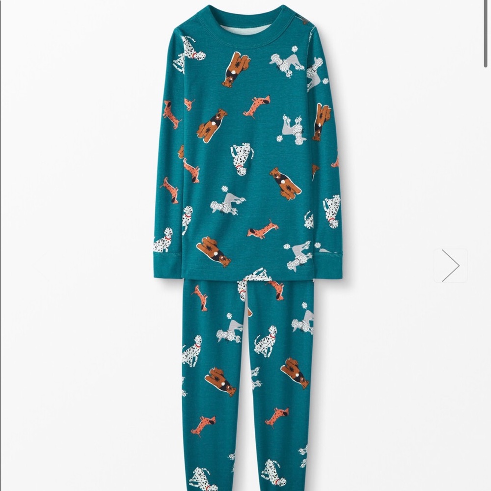 NWT Hanna Andersson doggies pj set